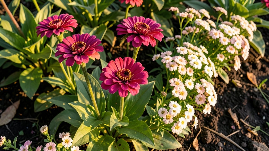 Zinnias in Cool-Season Varieties