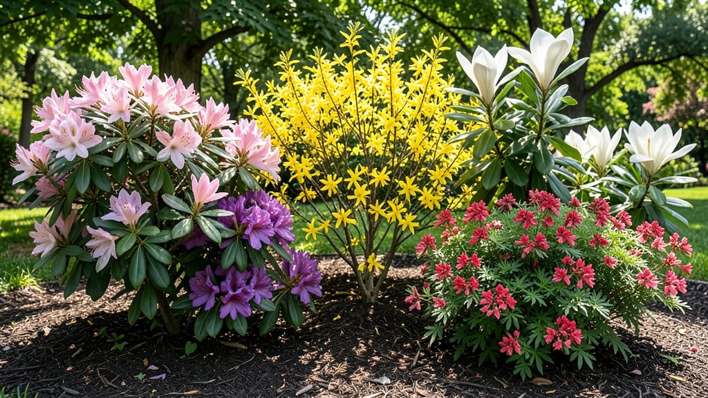 Spring Bloom Bushes: Fragrant Florals That Thrive in Partial Shade
