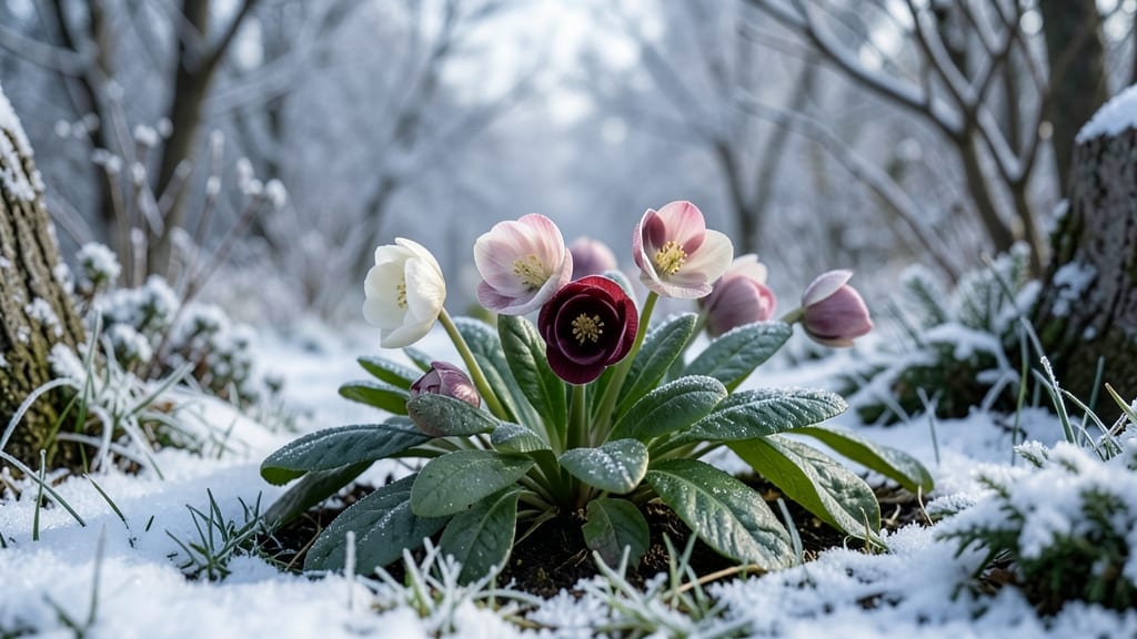 Hellebores: Evergreen Winter Jewels