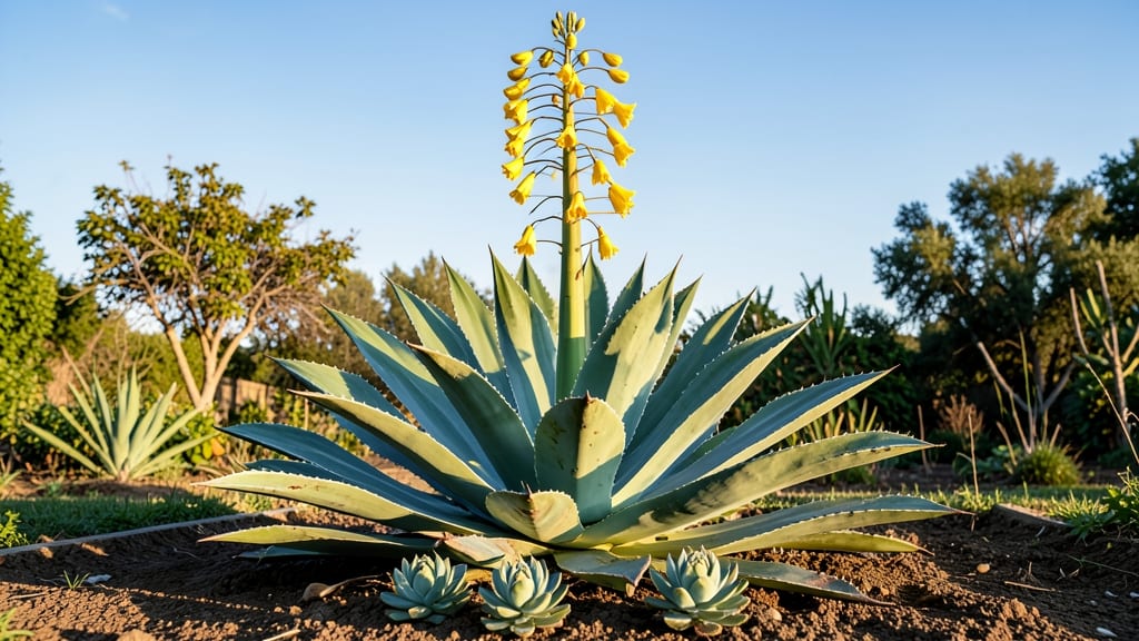Agave Death Bloom Pups: Propagate New Plants From Base Offshoots