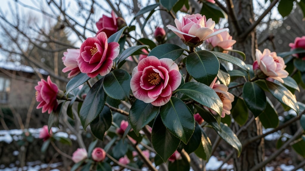 Camellia Japonica: Luxurious Winter Blooms