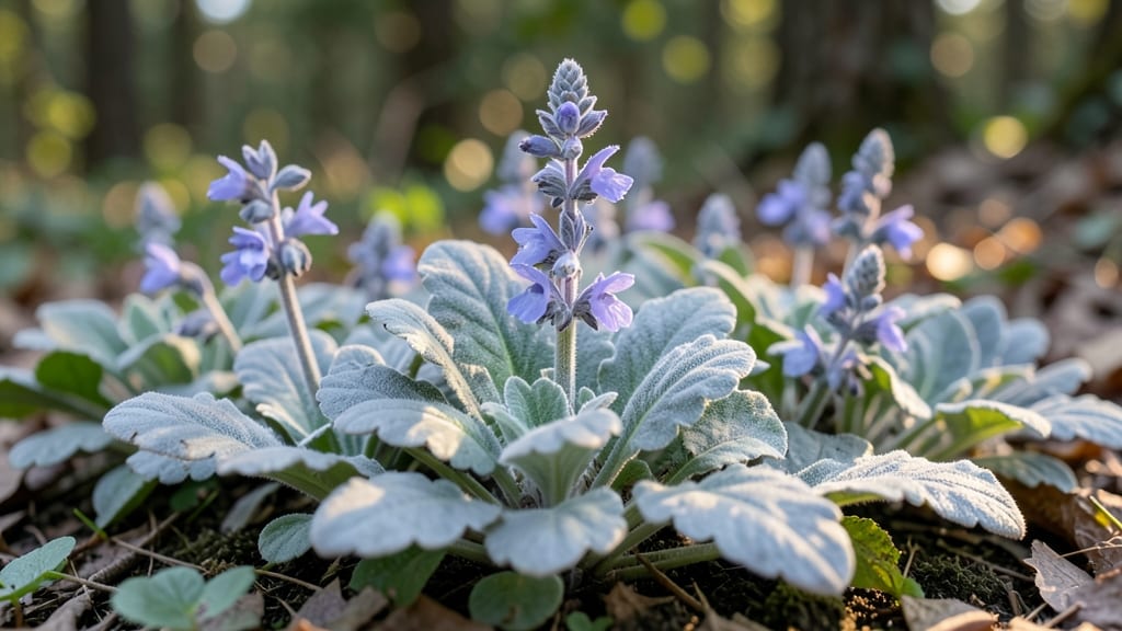 Lungwort 'Blue Mist' with Spotted Leaves