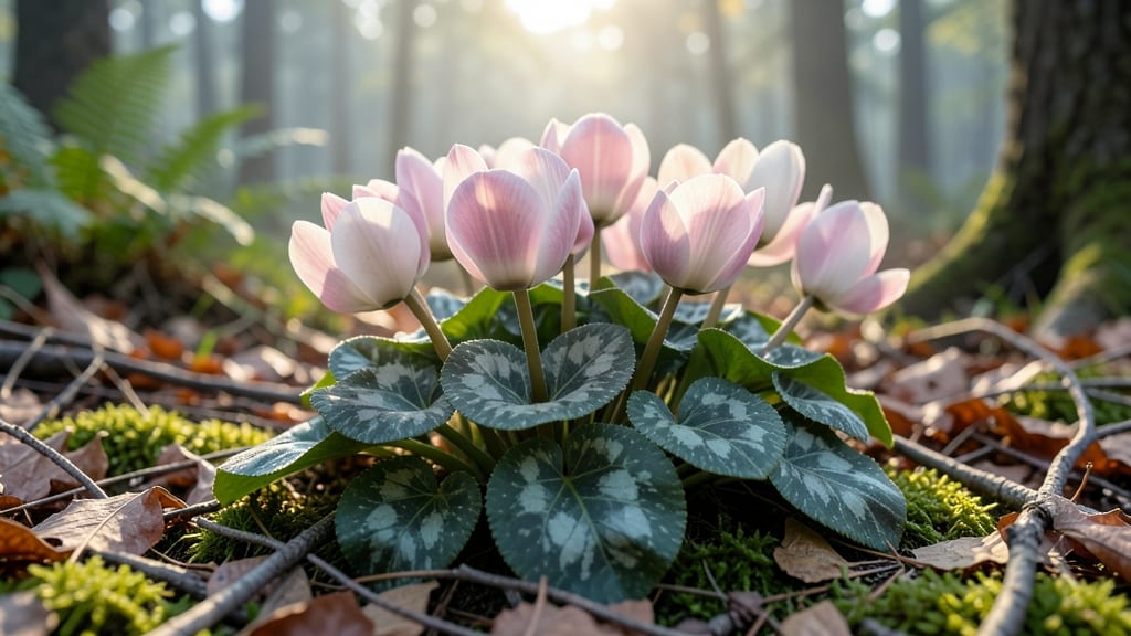 Cyclamen: Fragrant Pink and White Ground Cover