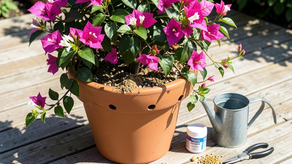 How to Make Bougainvillea Bloom in Pots: Sunlight Secrets for Potted Color Explosions
