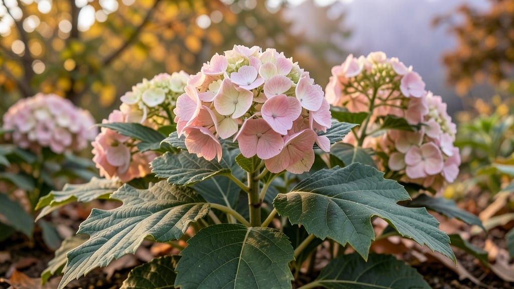 Oakleaf Hydrangea: Late-Season Pink Pom-Poms