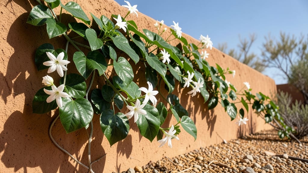 Star Jasmine 'Minas' for Sun-Loving Climbers