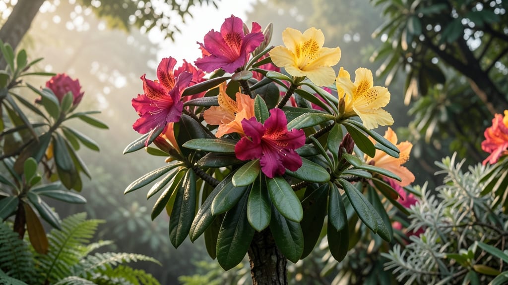 Rhododendron Azaleoid Hybrid Varieties
