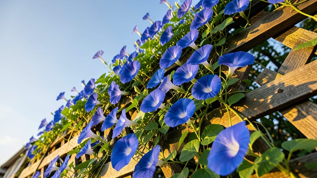 Morning Glory 'Heavenly Blue' for Fast Growth