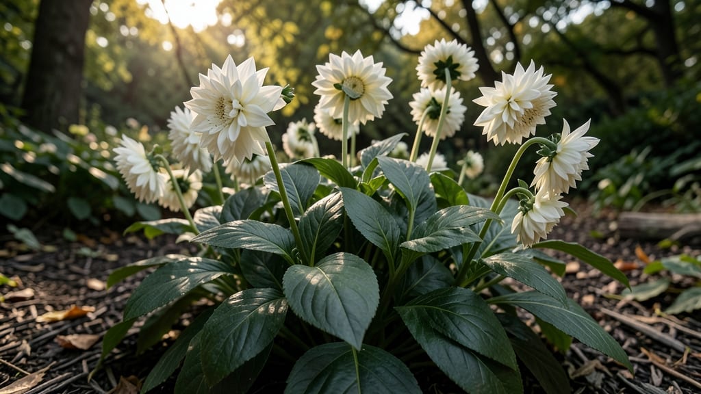 Dahlia 'Café au Lait' for Dramatic Foliage
