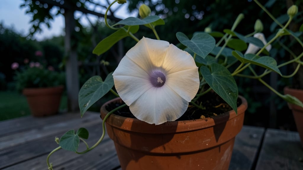 Moon Flowers Bloom At Night: Why They Open Only Under Darkness and How to Encourage It