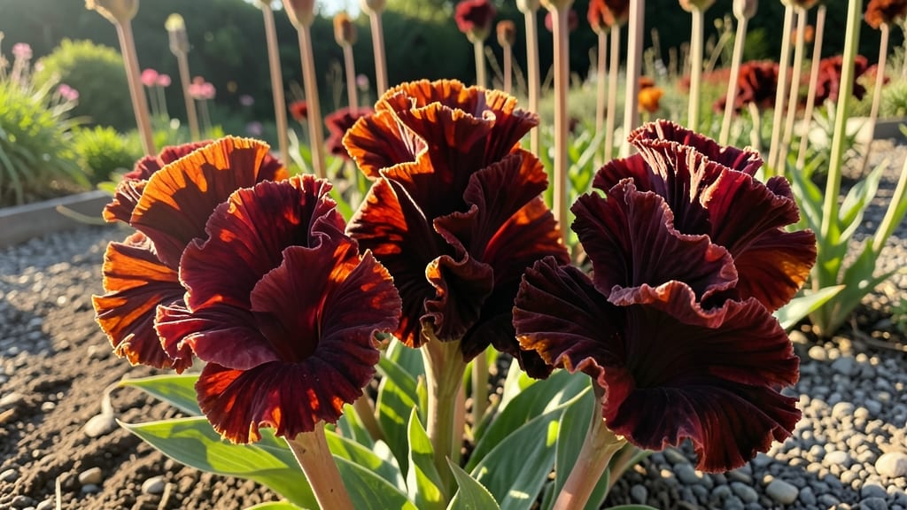 Cockscomb Celosia with Velvety Textures