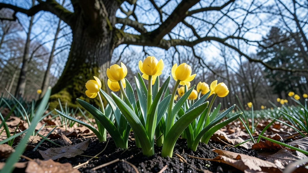 Winter Aconite: Bright Yellow Cheer in Shade