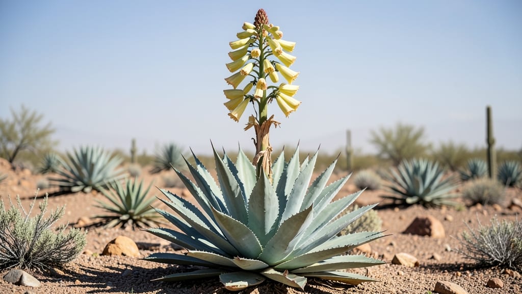 Agave Bloom Stalk: Harvesting Towering Stems for Stunning Indoor Decor