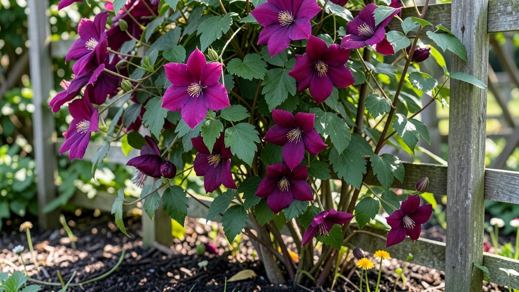 Large Bloom Clematis Growing Guide: Vibrant Spikes That Defy Seasonal Limits