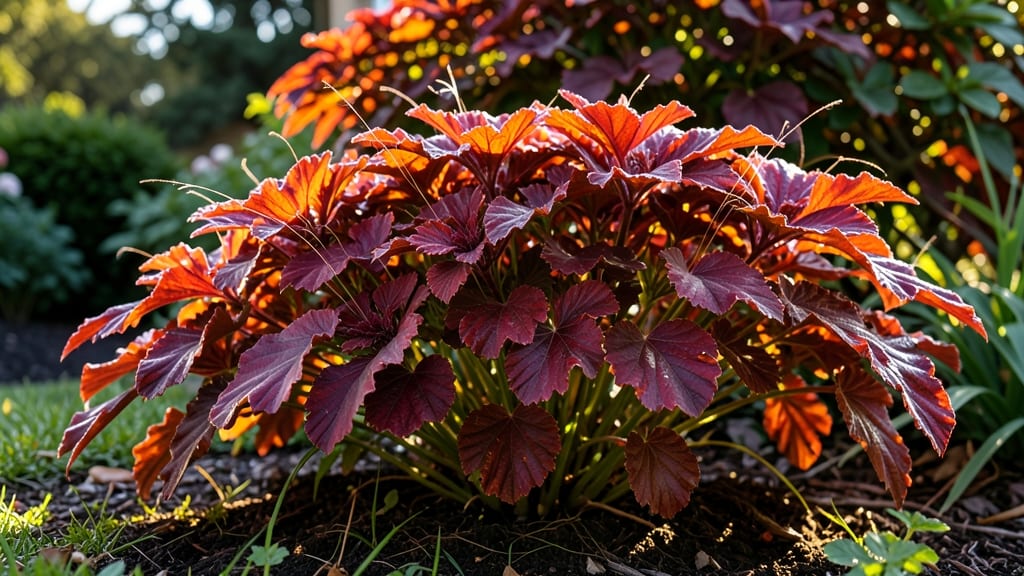 Coral Bells 'Fireworks' with Variegated Foliage