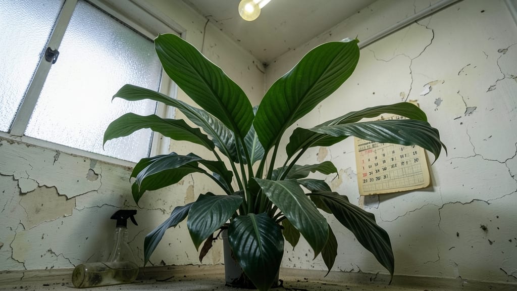 Cast Iron Plant's Tough Green Foliage