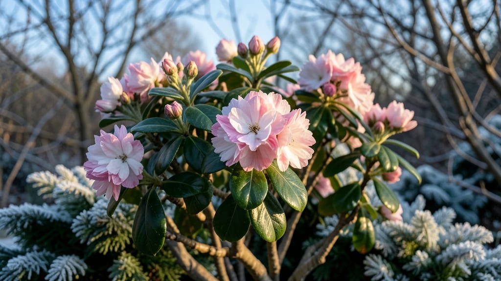 Viburnum Bodnantense Winter Sunshine