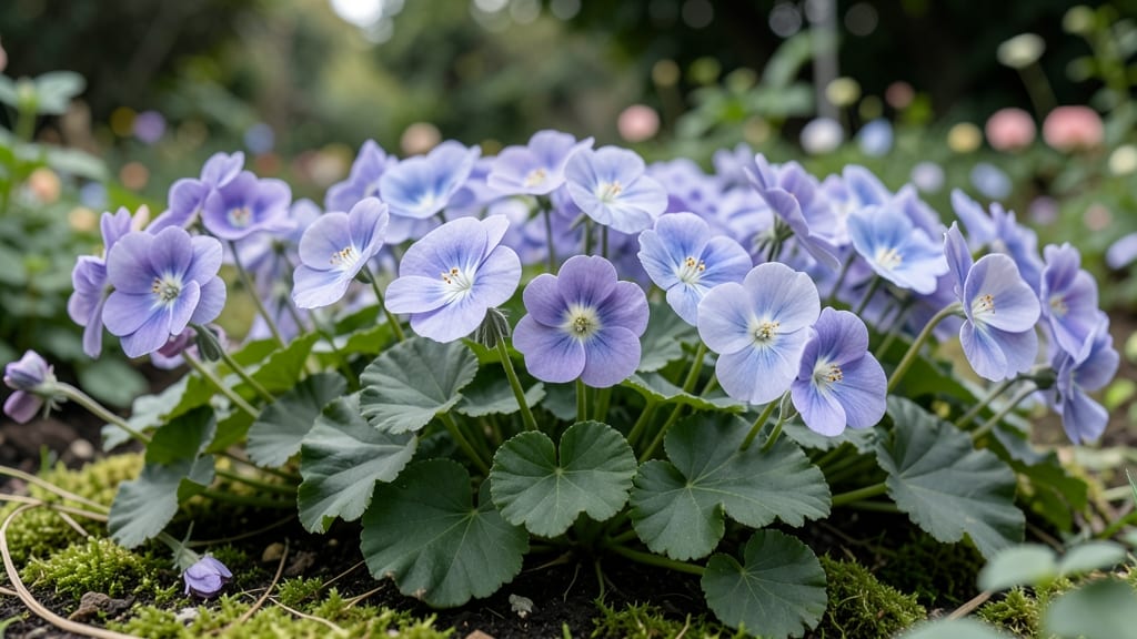 Cranesbill Geranium: Soft Purple and Blue Flowers