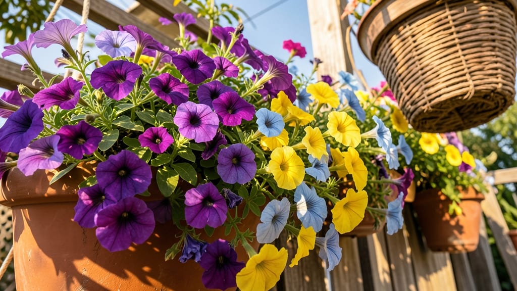 Petunias for Container Gardens and Hanging Baskets