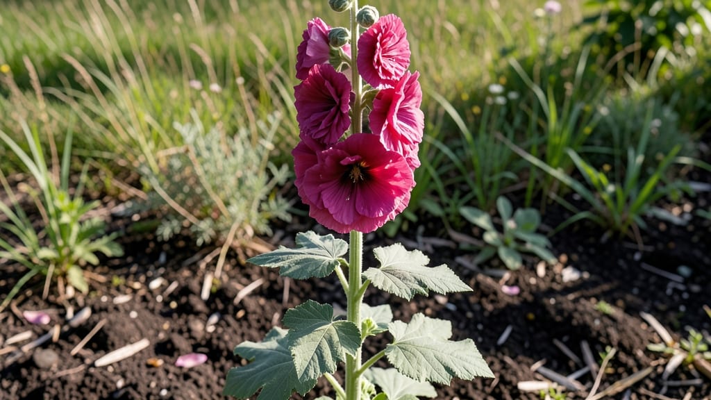 Double Bloom Hollyhocks: Reblooming Tricks for Nonstop Vertical Drama