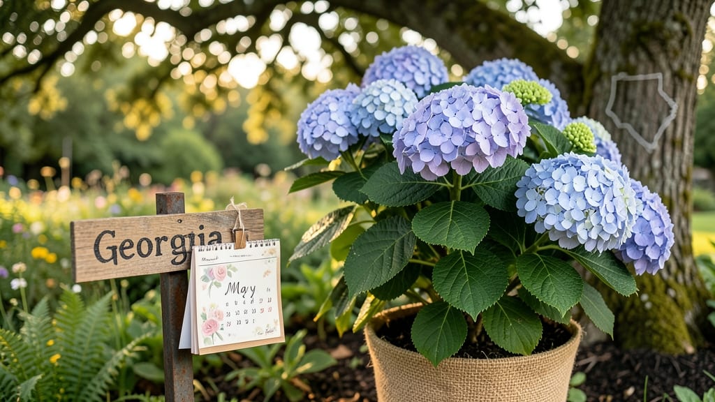 When Do Hydrangeas Bloom in Georgia: Exact Months by Variety and Zone 7-8