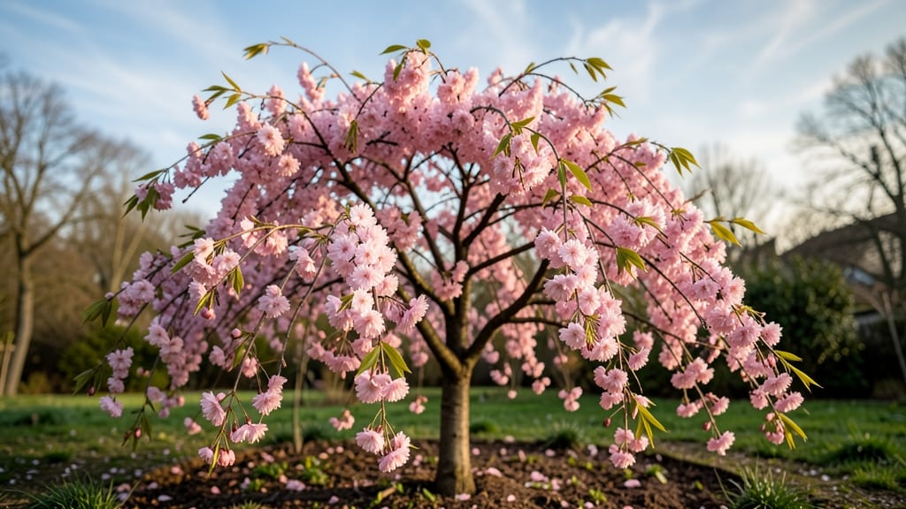 Cherry Bloom Flower: Fragrant Vertical Garden Star for Year-Round Color