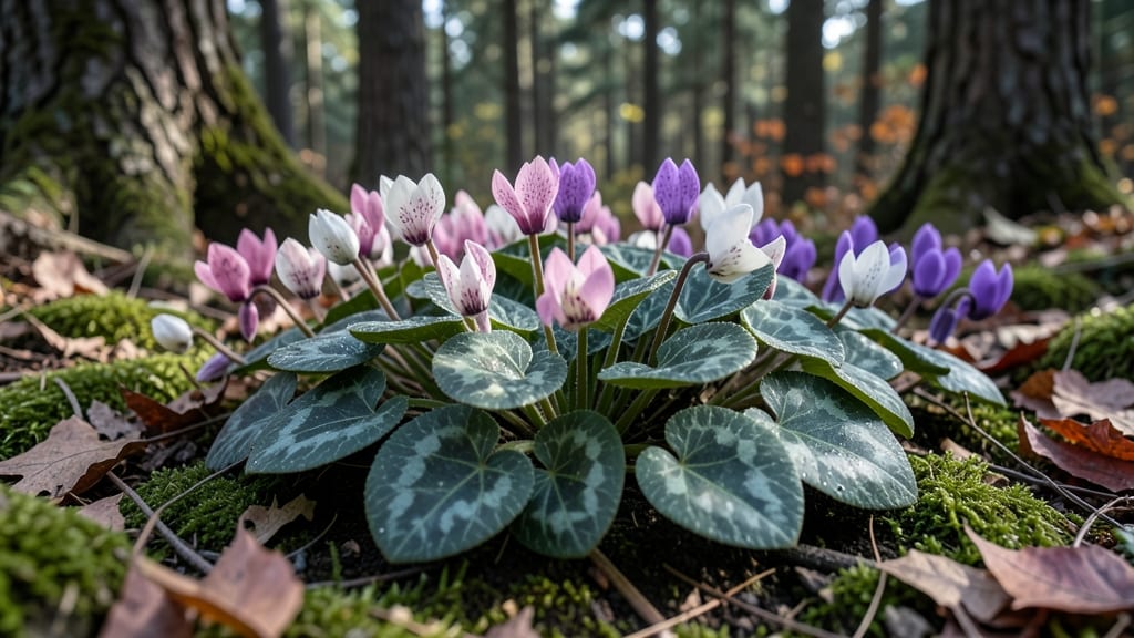 Cyclamen: Fairy-Like Spotted Blooms