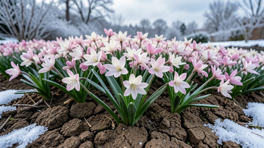 Glory-of-the-Snow: Pink and White Winter Jewels