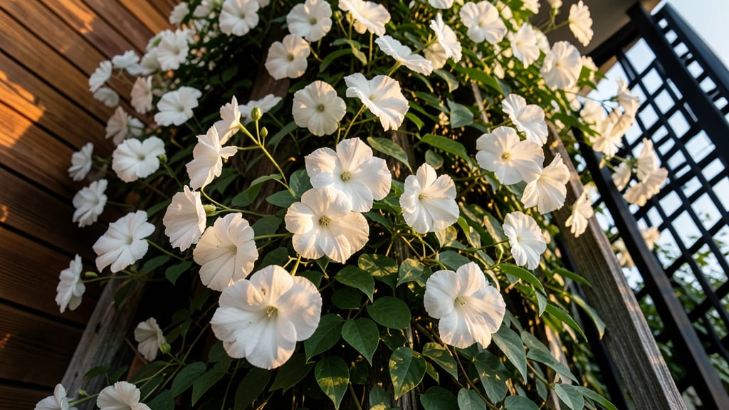 Nelly Moser Clematis for Classic White Elegance