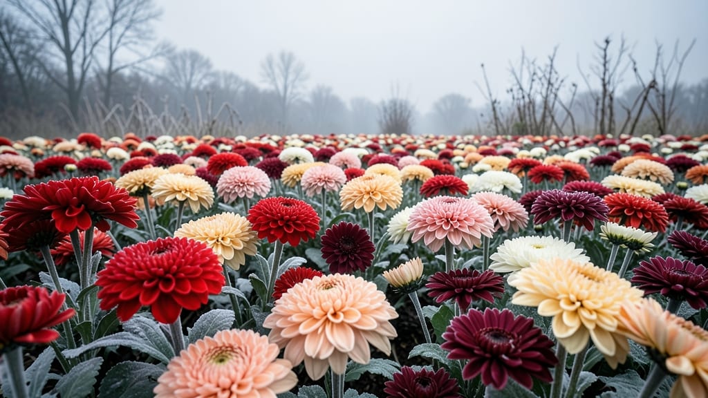 Chrysanthemums: November's Classic Color Explosion