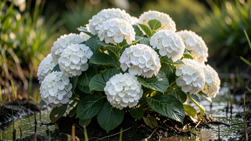 Silver Dollar Hydrangea Arborescens