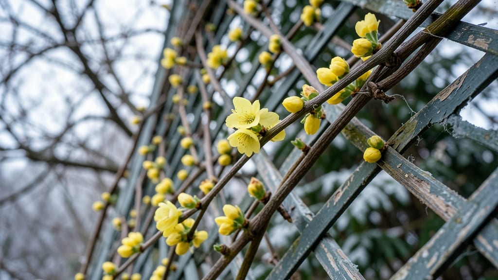 Winter Jasmine: Fragrant Yellow Flowers on Woodland Shrubs